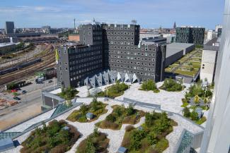 Roof garden of the Tivoli Congress Center